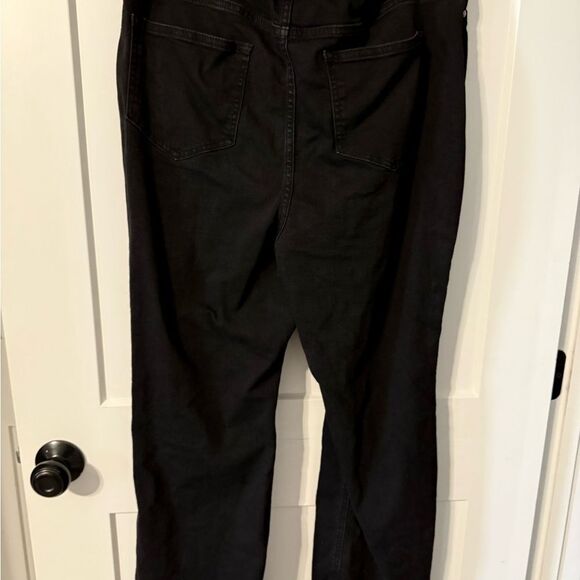 Catherines Black Flare Wide Leg Jeans - Picture 3 of 6